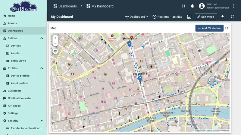 New marker on map