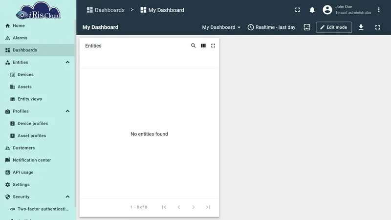 Device removed from list