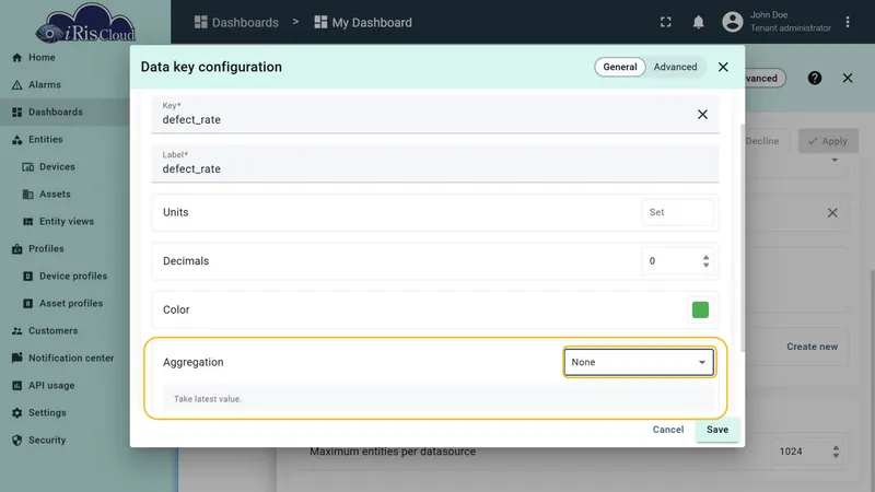 Enable aggregation
