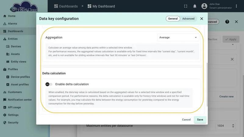 Aggregation function
