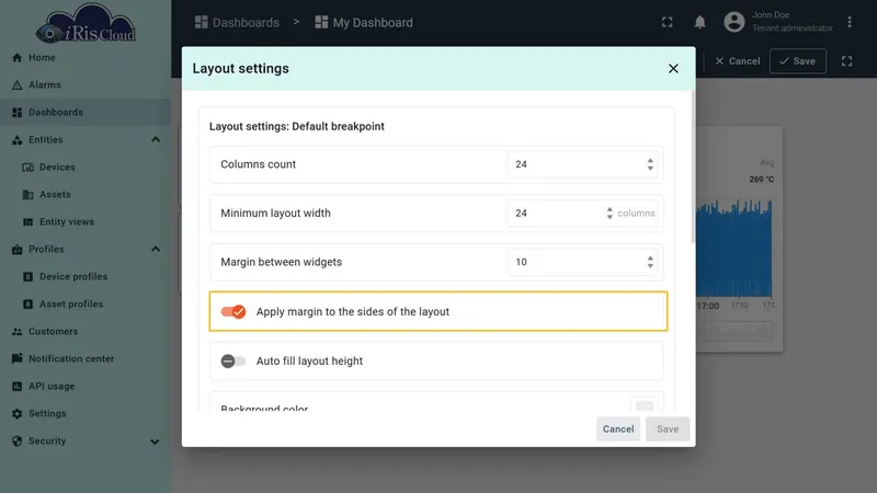 Apply margin to sides of layout toggle in layout settings