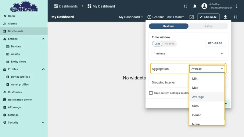 Aggregation functions
